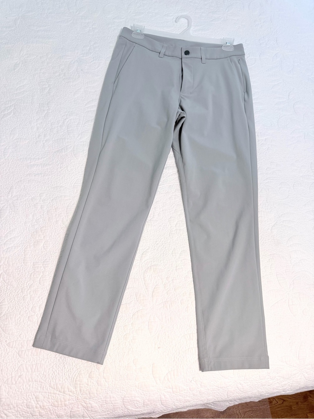 Lululemon Classic-Fit 5 Pocket Pants ABC Warpstreme Size 32 X28.5 Gray Golf Pant